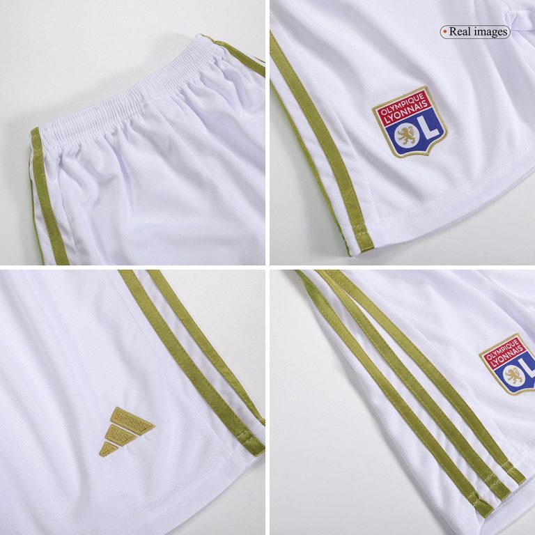 Men Complete Football Kits (Jersey+Shorts) Olympique Lyonnais Home 2023/24 Fan Version - Best Soccer Jersey - 9