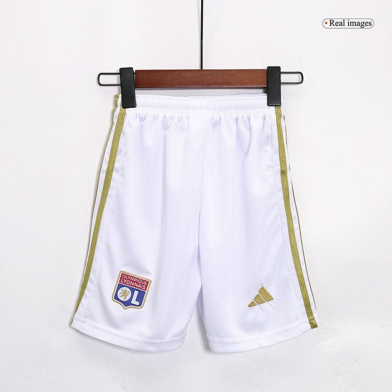 Men Complete Football Kits (Jersey+Shorts) Olympique Lyonnais Home 2023/24 Fan Version - Best Soccer Jersey - 4