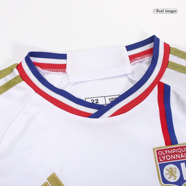 Men Complete Football Kits (Jersey+Shorts) Olympique Lyonnais Home 2023/24 Fan Version - Best Soccer Jersey - 6