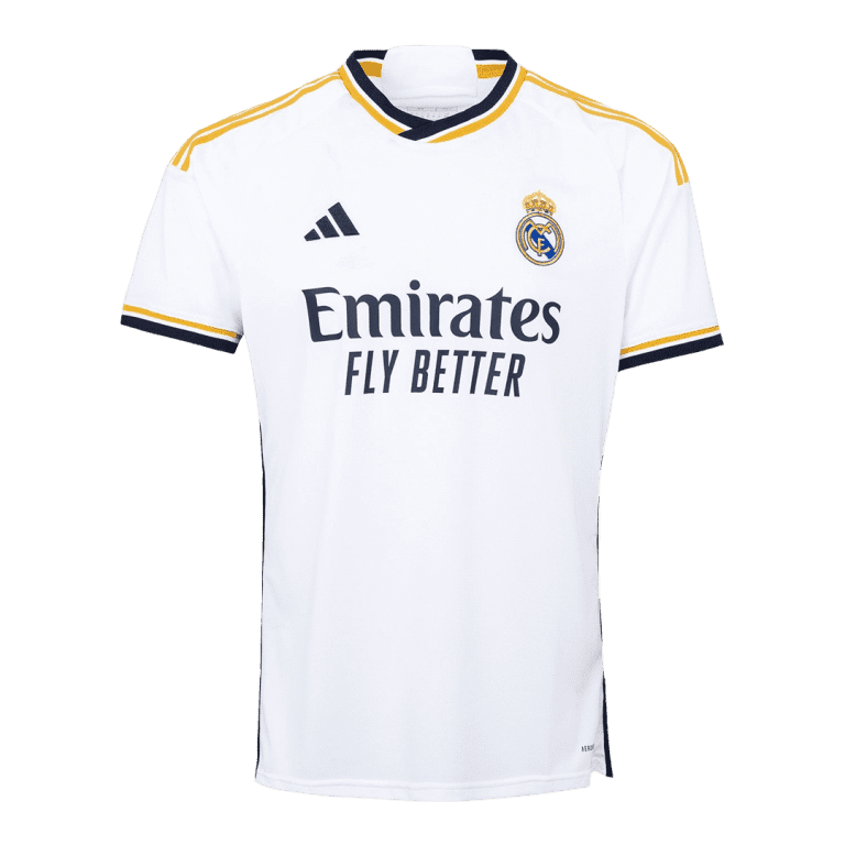 Men's Replica ALABA #4 Real Madrid Home Soccer Jersey Shirt 2023/24 - Best Soccer Jersey - 2