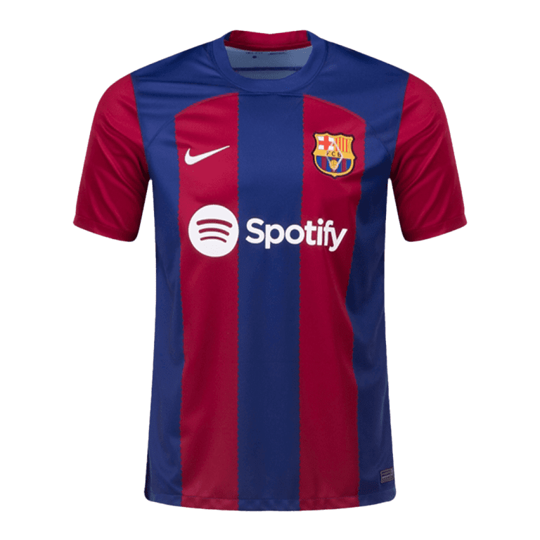 Men's Replica GAVI #6 Barcelona Home Soccer Jersey Shirt 2023/24 - Best Soccer Jersey - 2