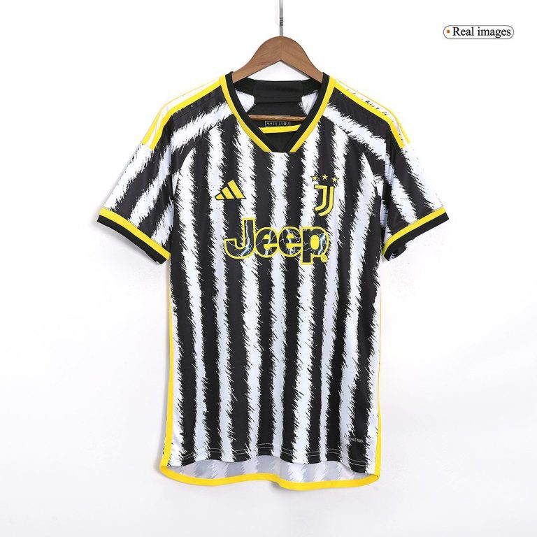 Men's Replica VLAHOVI? #9 Juventus Home Soccer Jersey Shirt 2023/24 - Best Soccer Jersey - 4