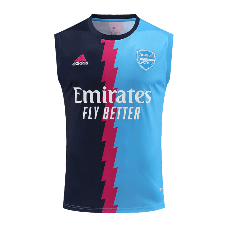 Men's Arsenal Soccer Sleeveless Training Kit (Top+Shorts) 2023/24 - Best Soccer Jersey - 4