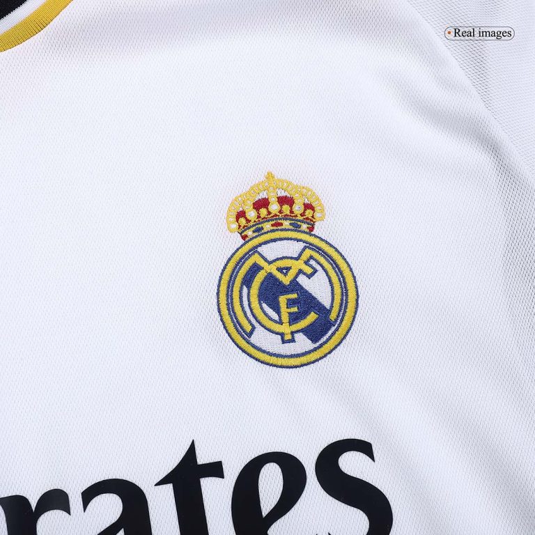 Men's Replica ALABA #4 Real Madrid Home Soccer Jersey Shirt 2023/24 - Best Soccer Jersey - 9
