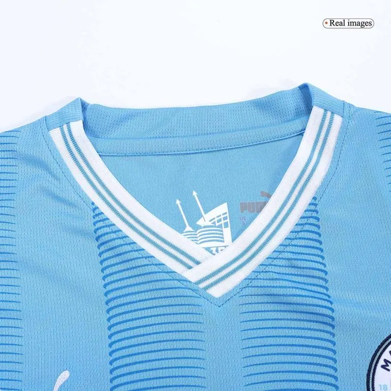 Men's Replica HAALAND #9 Manchester City Home Soccer Jersey Shirt 2023/24 - Best Soccer Jersey - 6