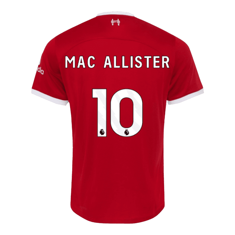 Men's Replica MAC ALLISTER #10 Liverpool Home Soccer Jersey Shirt 2023/24 - Best Soccer Jersey - 2