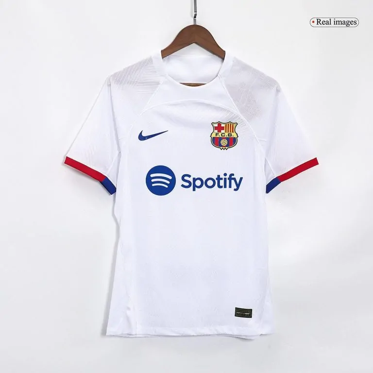 Men's Authentic LEWANDOWSKI #9 Barcelona Away Soccer Jersey Shirt 2023/24 - Best Soccer Jersey - 2