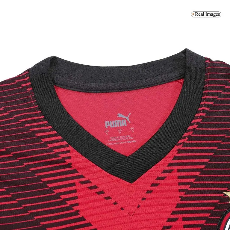 Men's Replica REIJNDERS #14 AC Milan Home Soccer Jersey Shirt 2023/24 - Best Soccer Jersey - 4