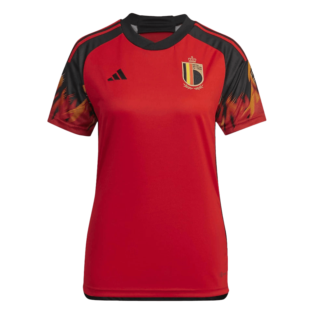 Women’s Replica Belgium Home Soccer Jersey Shirt 2022 – World Cup 2022