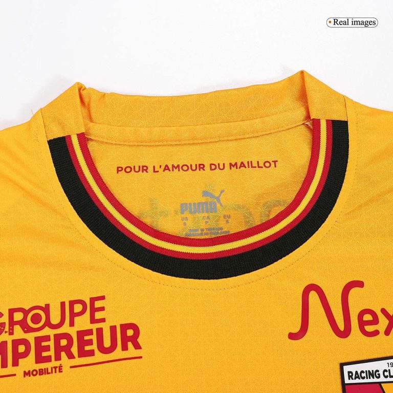 Men's Authentic RC Lens Home Soccer Jersey Shirt 2023/24 - Best Soccer Jersey - 5