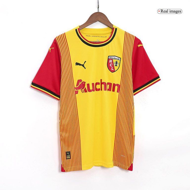 Men's Replica RC Lens Home Soccer Jersey Shirt 2023/24 - Best Soccer Jersey - 3