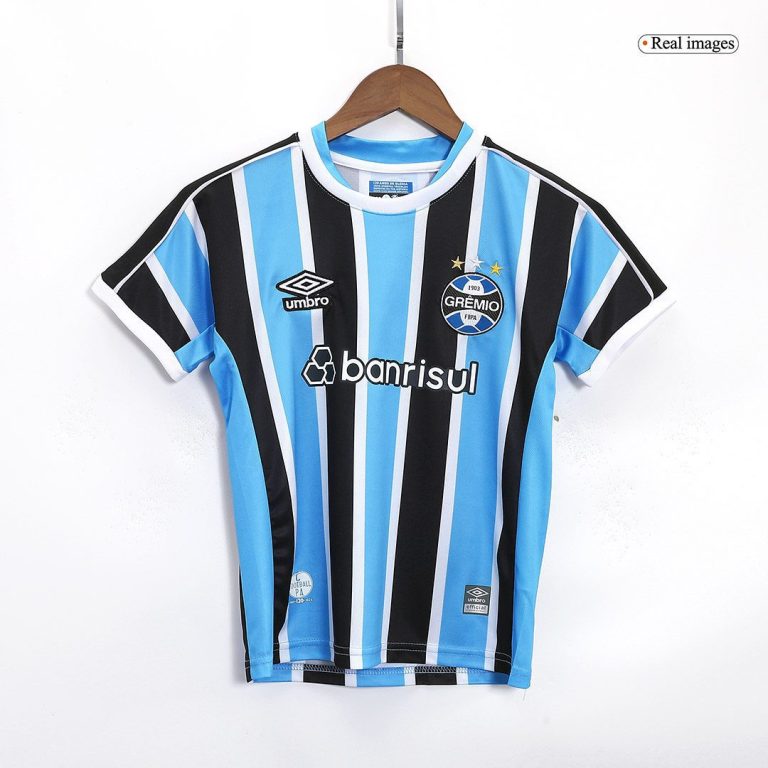 Kids Grêmio FBPA Home Soccer Jersey Kit (Jersey+Shorts) 2023/24 - Best Soccer Jersey - 2