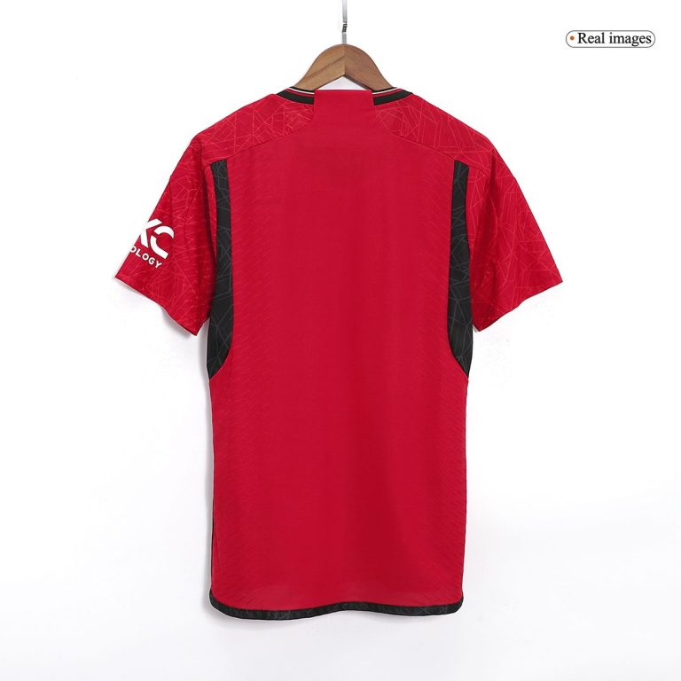 Men's Replica Manchester United Home Soccer Jersey Whole Kit (Jersey+Shorts+Socks) 2023/24 - Best Soccer Jersey - 6
