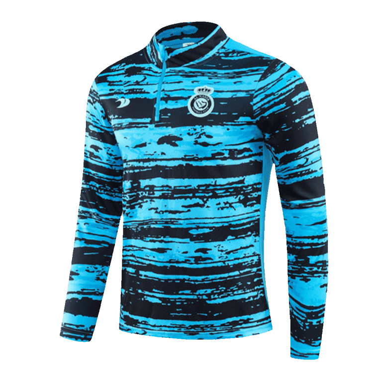 Men's Al Nassr Zipper Tracksuit Sweat Shirt Kit (Top+Trousers) 2023 - Best Soccer Jersey - 3