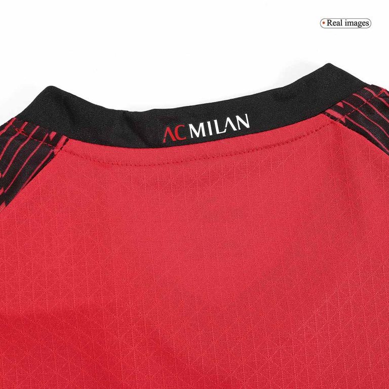 Men's Authentic PULISIC #11 AC Milan Home Soccer Jersey Shirt 2023/24 - Best Soccer Jersey - 12
