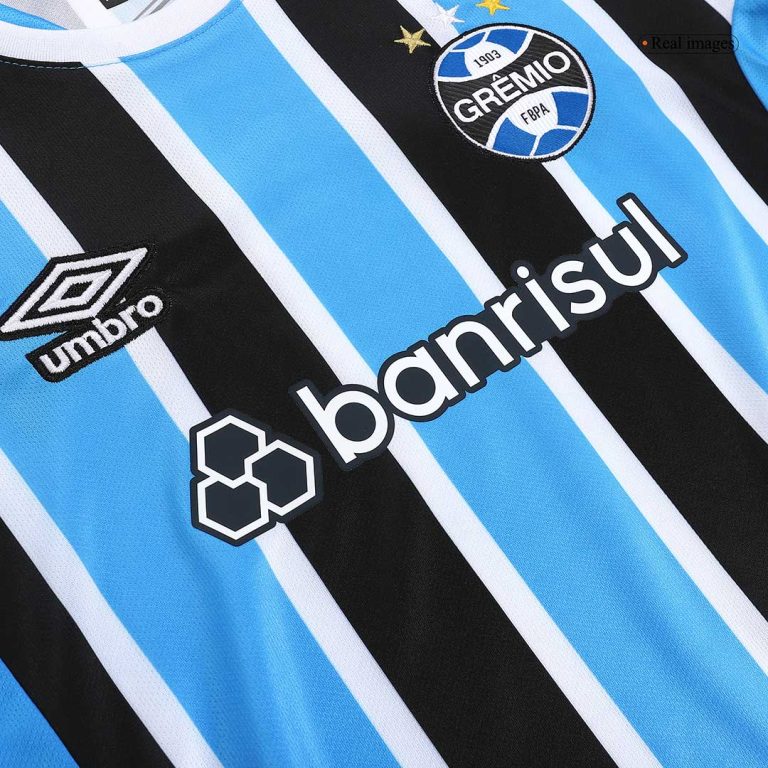 Kids Grêmio FBPA Home Soccer Jersey Kit (Jersey+Shorts) 2023/24 - Best Soccer Jersey - 7