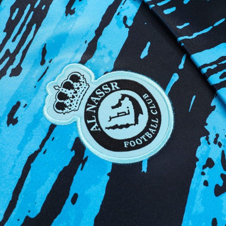 Men's Al Nassr Zipper Tracksuit Sweat Shirt Kit (Top+Trousers) 2023 - Best Soccer Jersey - 9