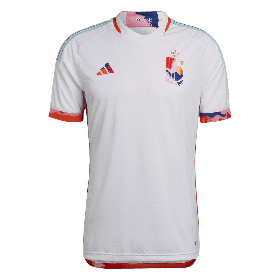 Men’s Authentic Belgium Away Soccer Jersey Shirt 2022 – World Cup 2022