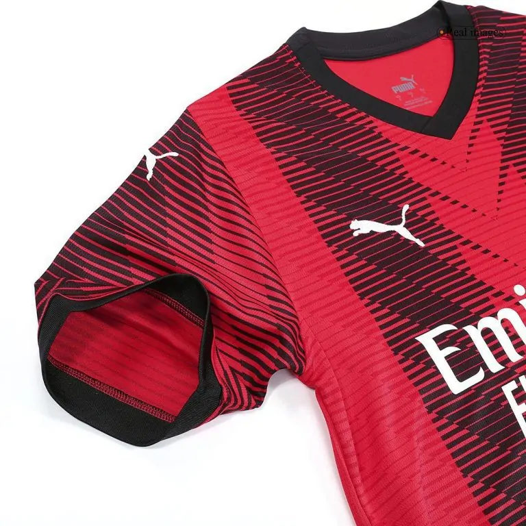 Men's Replica REIJNDERS #14 AC Milan Home Soccer Jersey Shirt 2023/24 - Best Soccer Jersey - 7