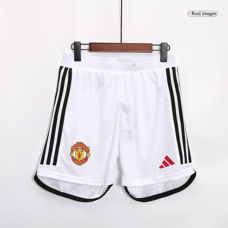 Men's Replica Manchester United Home Soccer Jersey Whole Kit (Jersey+Shorts+Socks) 2023/24 - Best Soccer Jersey - 16