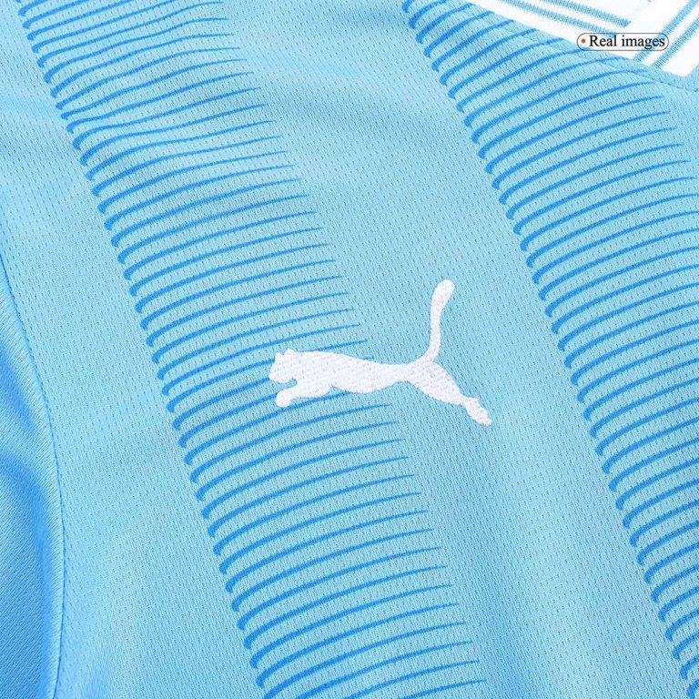 Men's Replica HAALAND #9 Manchester City Japanese Tour Printing Home Soccer Jersey Shirt 2023/24 - Best Soccer Jersey - 7