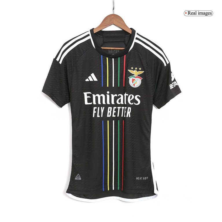 Men's Authentic Benfica Away Soccer Jersey Shirt 2023/24 - Best Soccer Jersey - 3