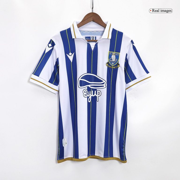 Men's Replica Sheffield Wednesday Home Soccer Jersey Shirt 2023/24 - Best Soccer Jersey - 3