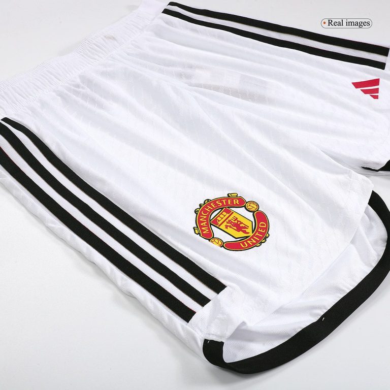 Men's Replica Manchester United Home Soccer Jersey Whole Kit (Jersey+Shorts+Socks) 2023/24 - Best Soccer Jersey - 18
