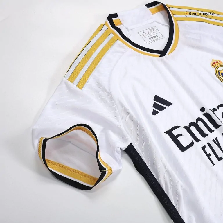 Men's Authentic VINI JR. #7 Real Madrid Home Soccer Jersey Shirt 2023/24 - Best Soccer Jersey - 9