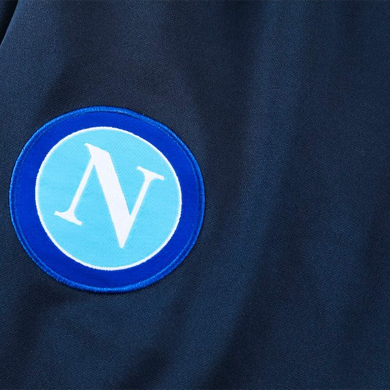 Men's Napoli Zipper Tracksuit Sweat Shirt Kit (Top+Trousers) 2023 - Best Soccer Jersey - 12