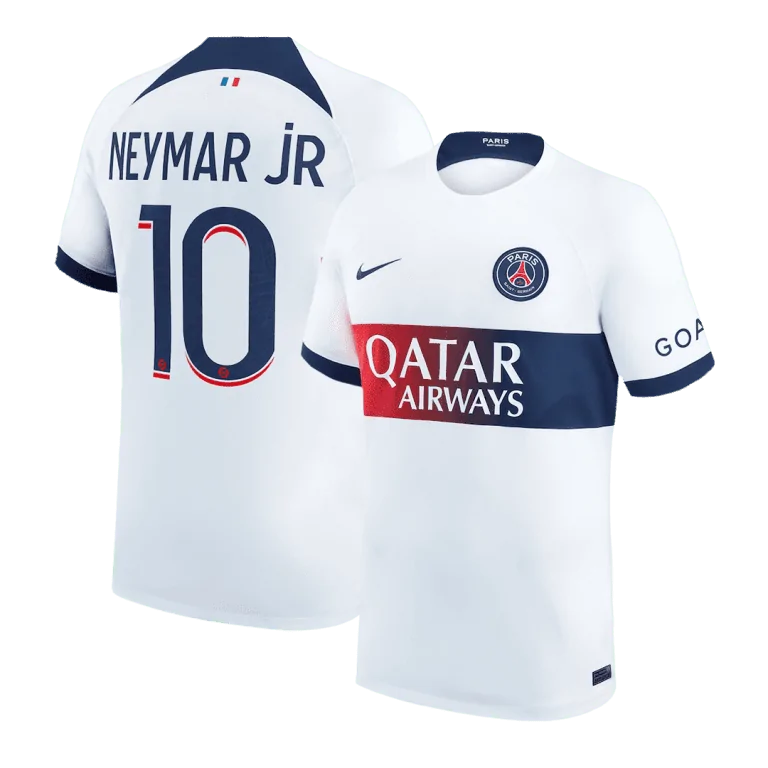Men's Replica NEYMAR JR #10 PSG Away Soccer Jersey Shirt 2023/24 - Best Soccer Jersey - 1