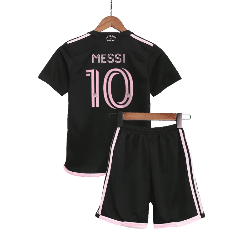 Kids MESSI #10 Inter Miami CF Away Soccer Jersey Kit (Jersey+Shorts) 2023/24 - Best Soccer Jersey - 1