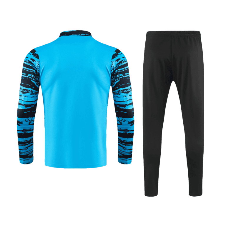 Men's Al Nassr Zipper Tracksuit Sweat Shirt Kit (Top+Trousers) 2023 - Best Soccer Jersey - 2