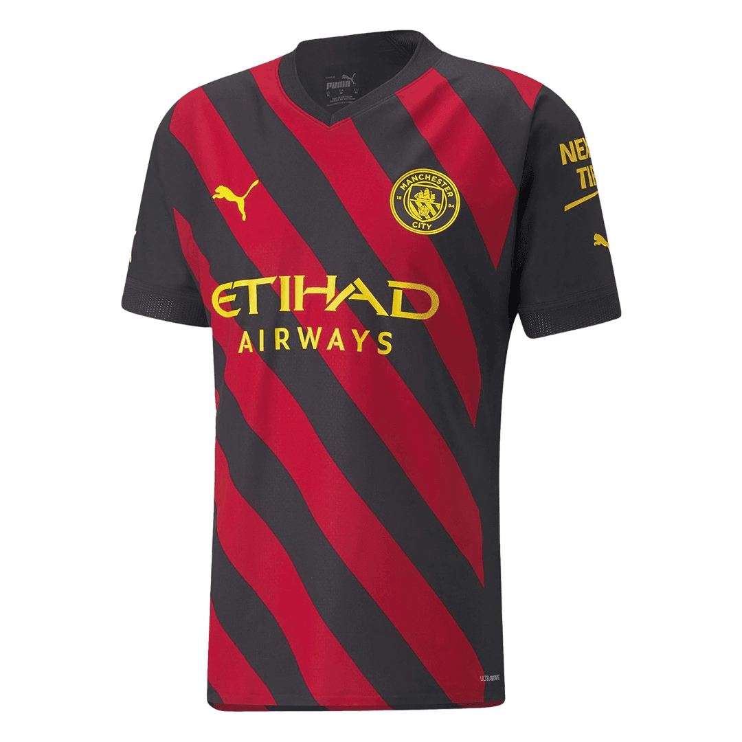 Men’s Authentic Manchester City Away Soccer Jersey Shirt 2022/23