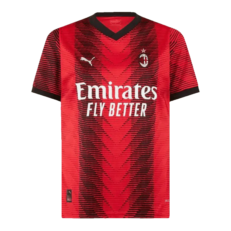 Men's Replica REIJNDERS #14 AC Milan Home Soccer Jersey Shirt 2023/24 - Best Soccer Jersey - 2