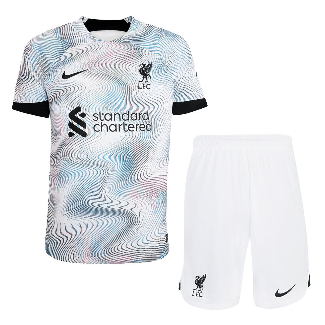 Kids Liverpool Away Soccer Jersey Kit(Jersey+Shorts) 2022/23