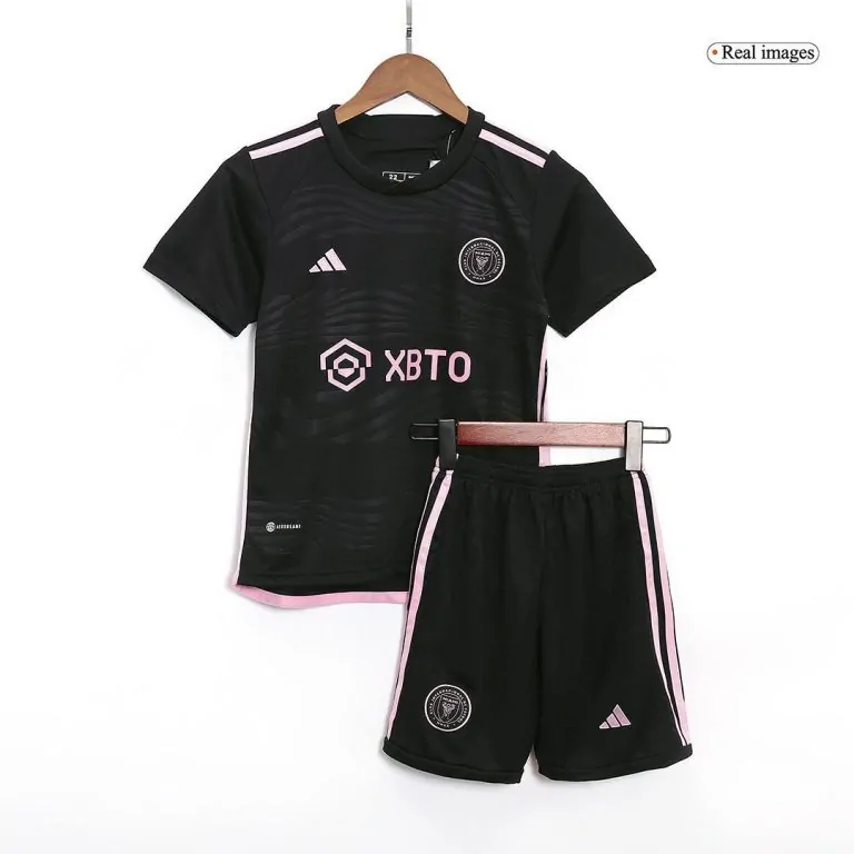 Kids MESSI #10 Inter Miami CF Away Soccer Jersey Kit (Jersey+Shorts) 2023/24 - Best Soccer Jersey - 2