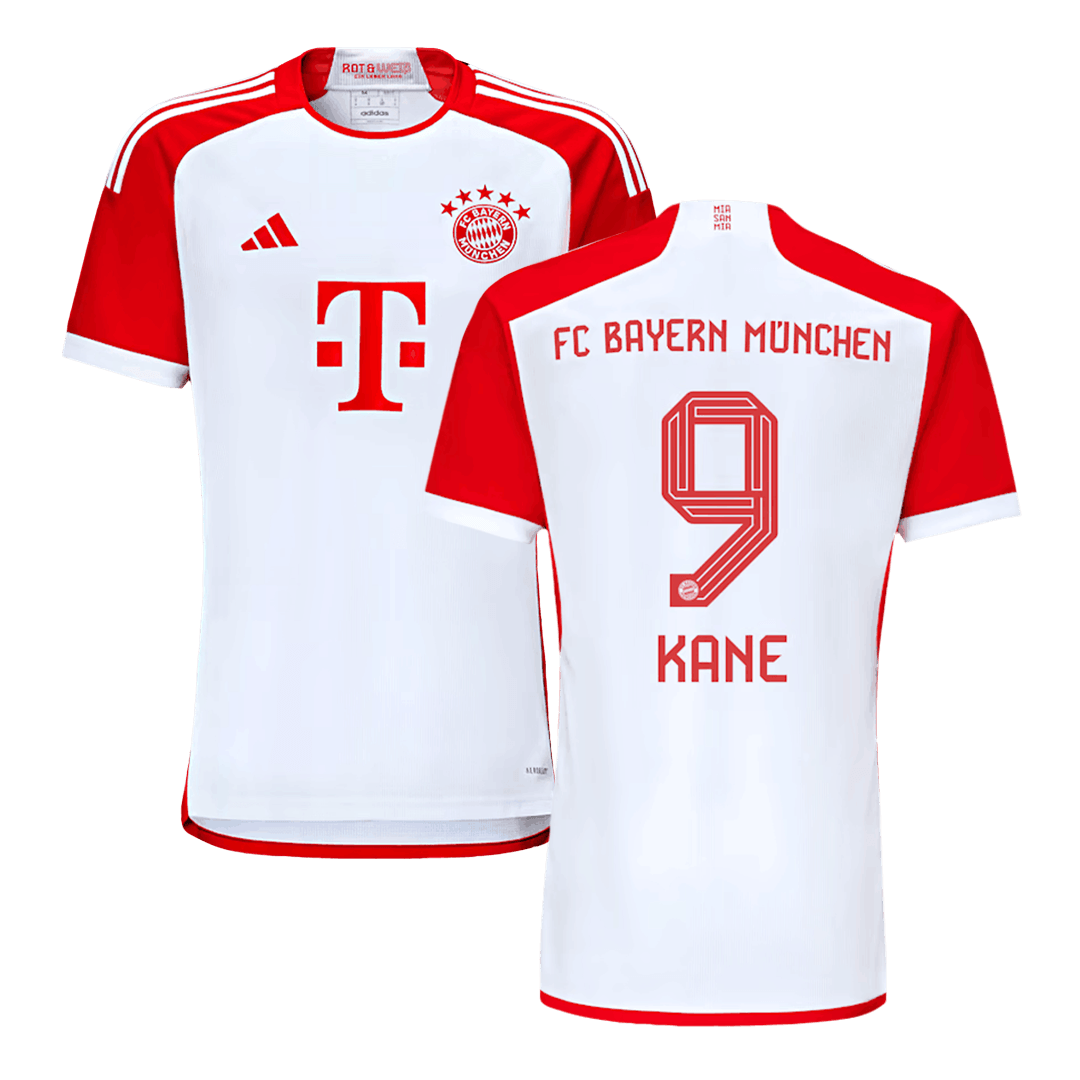 Men’s Replica KANE #9 Bayern Munich Home Soccer Jersey Shirt 2023/24