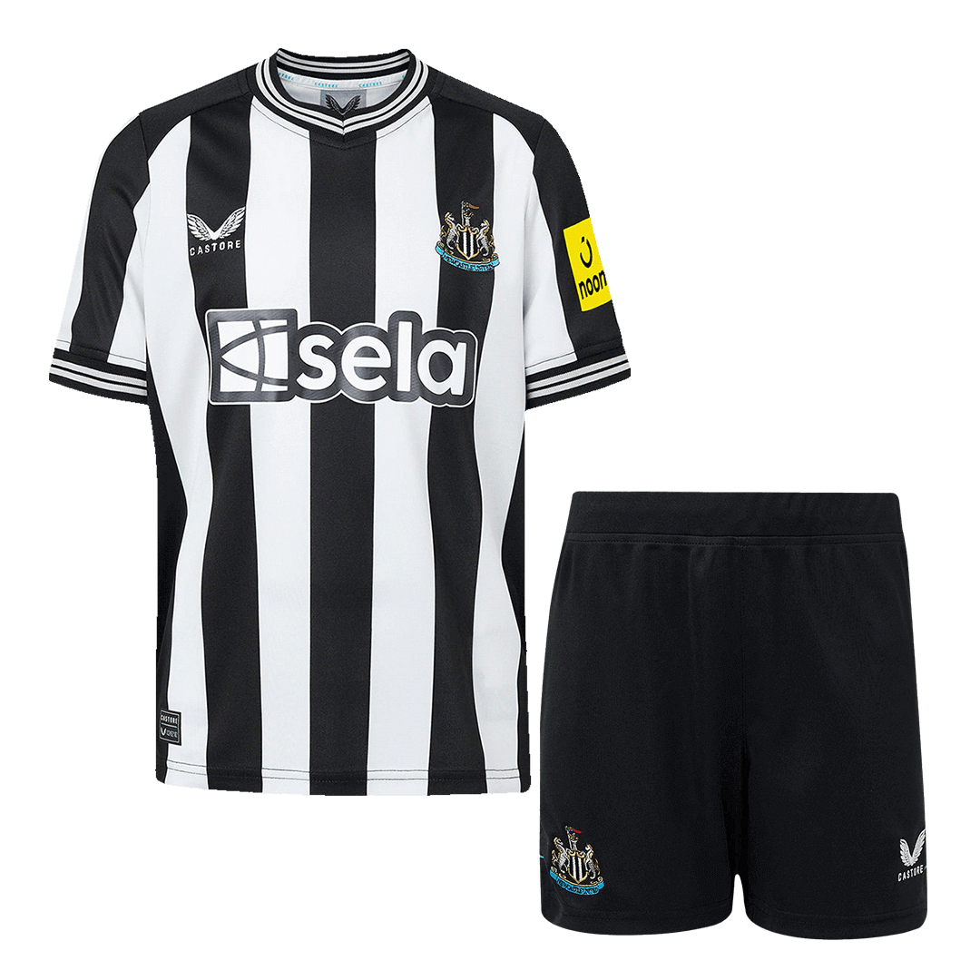 Men’s Replica Newcastle United Home Soccer Jersey Kit (Jersey+Shorts) 2023/24
