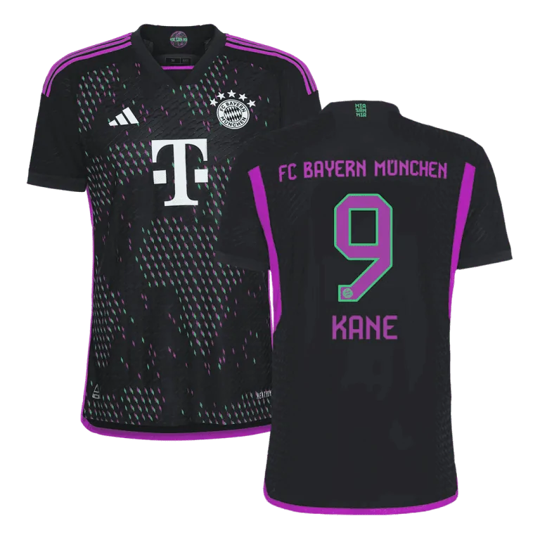Men's Authentic KANE #9 Bayern Munich Away Soccer Jersey Shirt 2023/24 - Best Soccer Jersey - 1