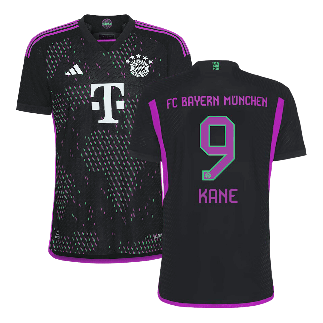 Men’s Authentic KANE #9 Bayern Munich Away Soccer Jersey Shirt 2023/24