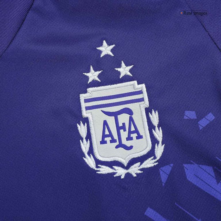 Women Football Jersey Short Sleeves Argentina Away 2022 Fan Version - Best Soccer Jersey - 5