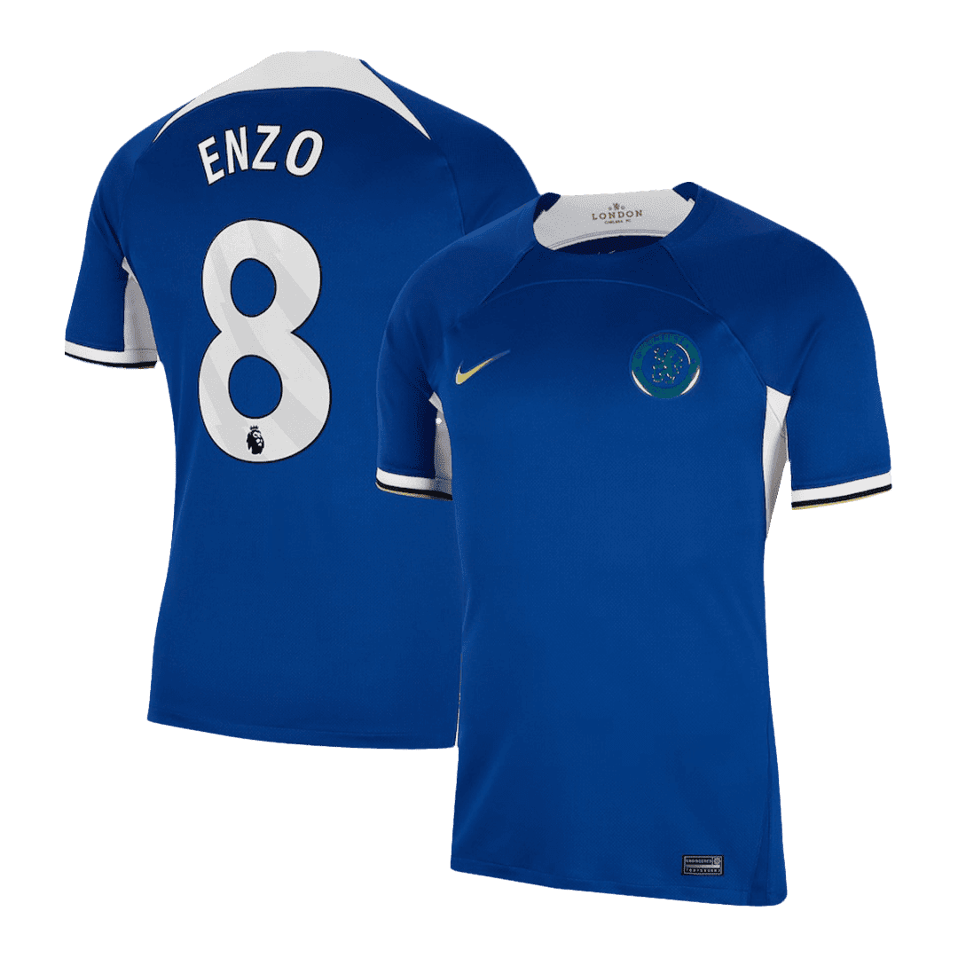 Men’s Replica ENZO #8 Chelsea Home Soccer Jersey Shirt 2023/24