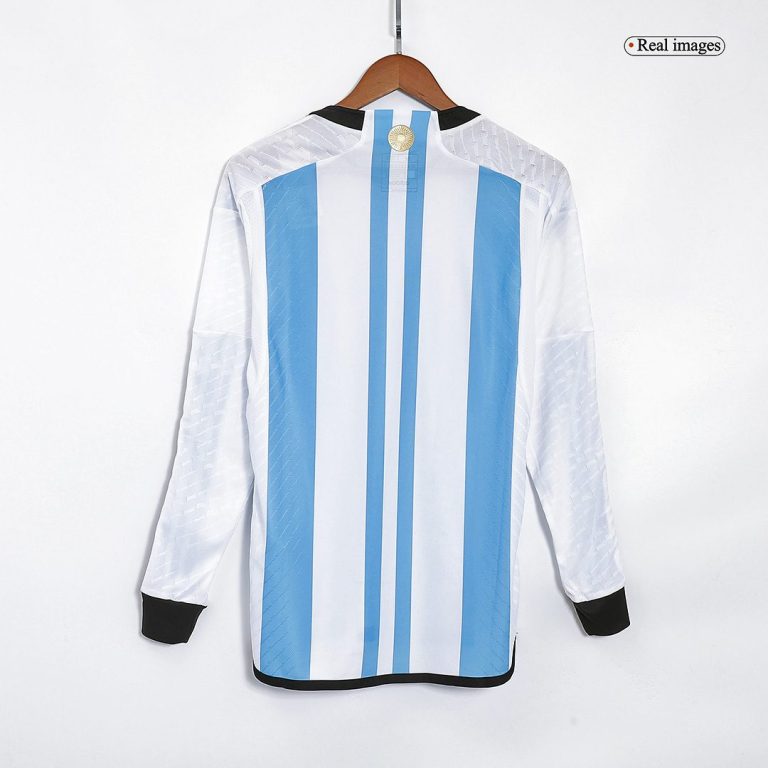 Authentic Argentina 3 Stars Home Long Sleeve Soccer Jersey 2022 - Best Soccer Jersey - 2