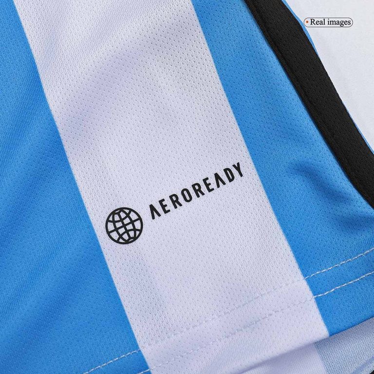 Women's Replica Argentina Three Stars Edition Home Soccer Jersey Shirt 2022 - World Cup 2022 - Best Soccer Jersey - 9