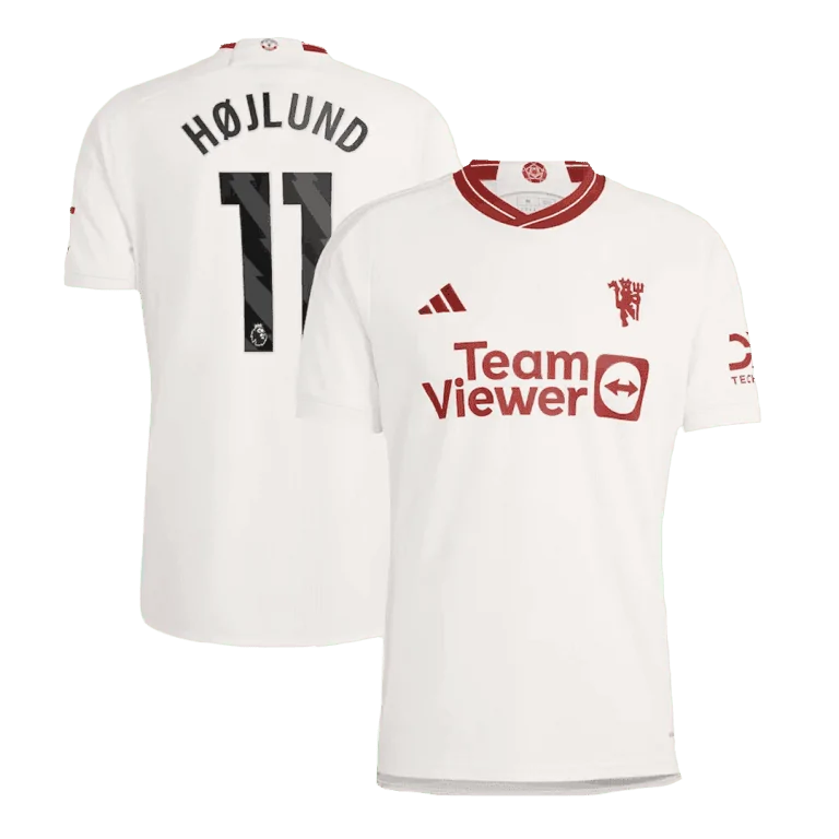 Men's Replica HØJLUND #11 Manchester United Third Away Soccer Jersey Shirt 2023/24 - Best Soccer Jersey - 1