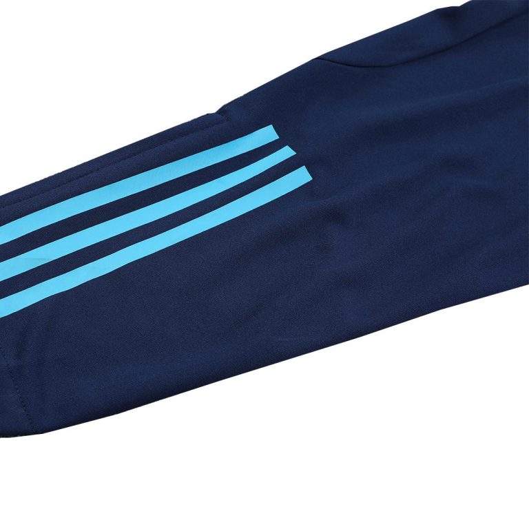 Men's Argentina 3 Stars Zipper Tracksuit Sweat Shirt Kit (Top+Trousers) 2022/23 - Best Soccer Jersey - 9