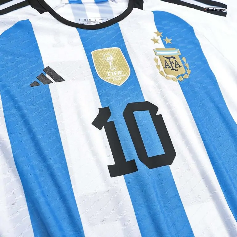 Men Football Jersey Short Sleeves Argentina Home 2022 Player Version - Best Soccer Jersey - 10