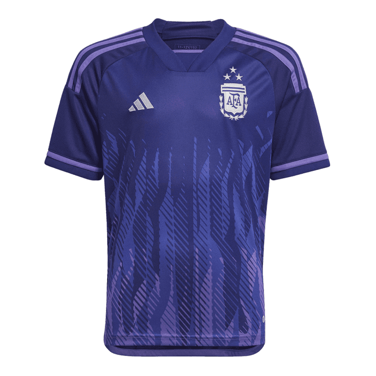 Kids Complete Football Kits (Jersey+Shorts+Socks) Argentina Away 2022 - Best Soccer Jersey - 3