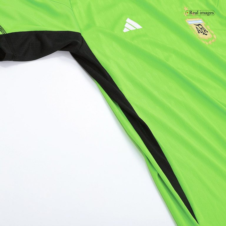 Men's Replica Argentina 3 Stars Goalkeeper Soccer Jersey Shirt 2022 - Best Soccer Jersey - 9